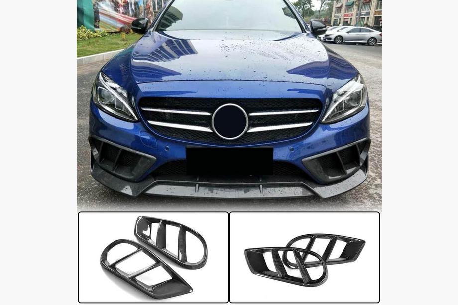 Mercedes C-class W205 2014–2021 Dimljuskåpor (för C43 AMG 2015-2019, kolfiber) Image