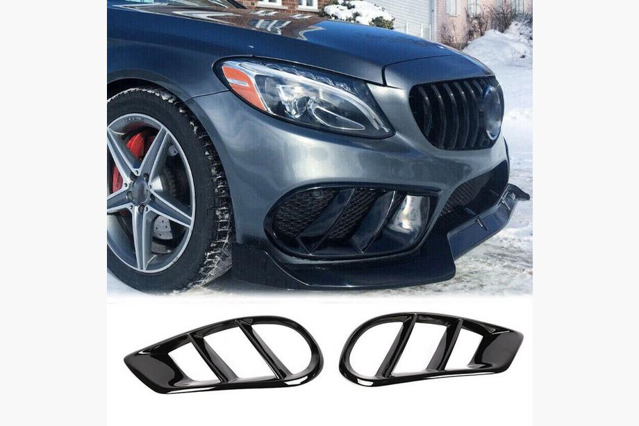 Mercedes C-class W205 2014–2021 Dimljuskåpor (för C43 AMG 2015-2019, plast) Image