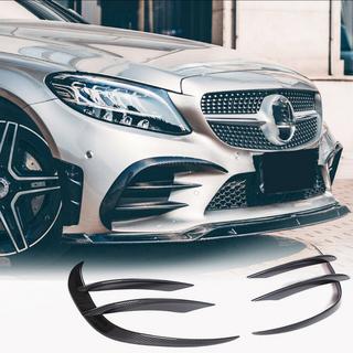 Frontstötfångarinsatser V1 (för C43 AMG 2019-2021, kolfiber) foto 1
