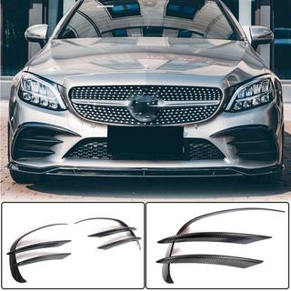 Frontstötfångarinsatser V1 (för C43 AMG 2019-2021, kolfiber) foto 2