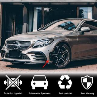 Frontstötfångarinsatser V2 (för C43 AMG 2019-2021, kolfiber) foto 3
