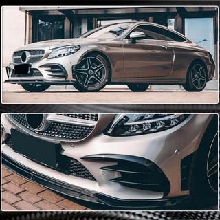 Frontstötfångarinsatser V2 (för C43 AMG 2019-2021, kolfiber) foto 4