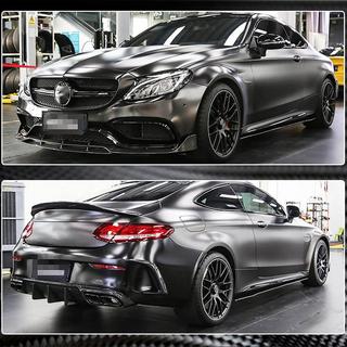 Sidoskirts V1 (för C43/C63 AMG 2015-2019, kolfiber) foto 4