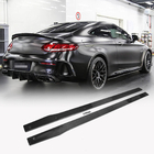 Mercedes C-class W205 2014–2021 Sidokjolar V2 (för C43/C63 AMG 2015-2019, kolfiber) foto 1