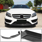 Mercedes C-class W205 2014–2021 Frontläpp till stötfångare Lip V2 (för C43 AMG 2015-2019, kolfiber) foto 1