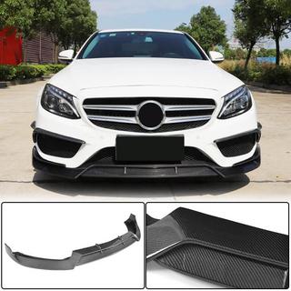 Frontläpp till stötfångare Lip V2 (för C43 AMG 2015-2019, kolfiber) foto 1