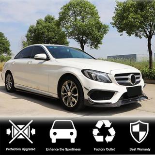 Frontläpp till stötfångare Lip V2 (för C43 AMG 2015-2019, kolfiber) foto 3