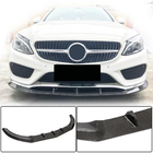 Mercedes C-class W205 2014–2021 Frontläpp Lip V3 (för C43 AMG 2015-2019, kolfiber) foto 1