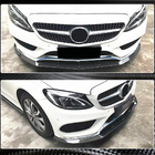 Mercedes C-class W205 2014–2021 Frontläpp Lip V3 (för C43 AMG 2015-2019, kolfiber) foto 3