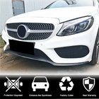 Mercedes C-class W205 2014–2021 Frontläpp till stötfångare Lip V4 (för C43 AMG 2015-2019, kolfiber) foto 2