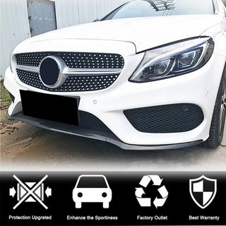 Frontläpp till stötfångare Lip V4 (för C43 AMG 2015-2019, kolfiber) foto 2