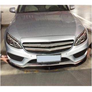 Frontläpp till främre stötfångare Lip V6 (för C43 AMG 2015-2019, kolfiber) foto 4