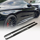 Mercedes C-class W205 2014–2021 Sidoskirts V4 (för C43/C63 AMG 2015-2019, kolfiber) foto 1