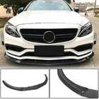 Mercedes C-class W205 2014–2021 Frontläpp Lip V1 (för SD C63 AMG 2015-2019, kolfiber) foto 1