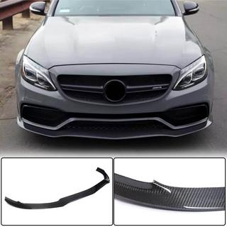 Frontläpp till stötfångare Lip V2 (för SD C63 AMG 2015-2019, kolfiber) foto 1