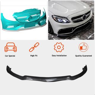 Frontläpp till stötfångare Lip V2 (för SD C63 AMG 2015-2019, kolfiber) foto 2