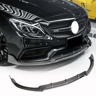 Frontläpp till främre stötfångare V4 (för SD C63 AMG 2015-2019, kolfiber) foto 1