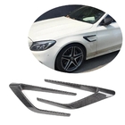 Mercedes C-class W205 2014–2021 Kolfiber skärmbreddare för framskärmar (för SD C63 AMG 2015-2019, Carbon) foto 1