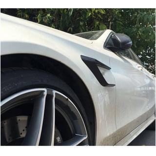 Kolfiber skärmbreddare för framskärmar (för SD C63 AMG 2015-2019, Carbon) foto 3