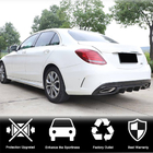 Mercedes C-class W205 2014–2021 Bakre stötfångardiffusor (för SD C43/C63 AMG 2015-2019, kolfiber) foto 2