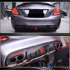 Mercedes C-class W205 2014–2021 Bakre stötfångardiffusor V1 (för SD C43/C63 AMG 2015-2019, kolfiber) foto 3