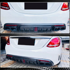 Mercedes C-class W205 2014–2021 Bakre stötfångardiffusor V1 (för SD C43/C63 AMG 2015-2019, kolfiber) foto 4