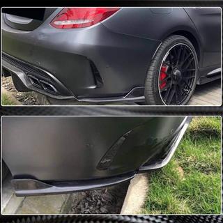 Bakre stötfångarflaps Flap (för SD C43/C63 AMG 2015-2019, kolfiber) foto 4