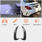 Mercedes C-class W205 2014–2021 Bakre stötfångarlist (för SD C43/C63 AMG 2015-2019, kolfiber) foto 2