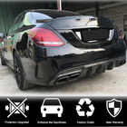 Mercedes C-class W205 2014–2021 Bakre stötfångardiffusor V3 (för SD C43/C63 AMG 2015-2019, kolfiber) foto 2