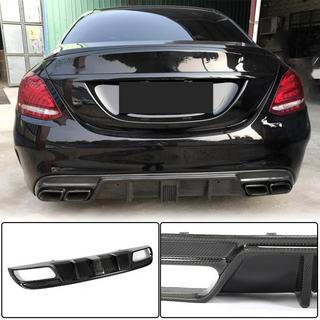 Bakre stötfångardiffusor V3 (för SD C43/C63 AMG 2015-2019, kolfiber) foto 1