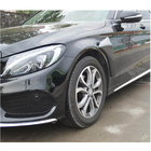 Mercedes C-class W205 2014–2021 Kolfiber framskärmskåpor (för SD AMG-Line 2015-2019, Carbon) foto 3