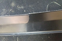 B-sortering Universella sidokjolsförlängare DPT Black (ABS) (2 st) (glanssvart) foto 2