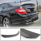 Mercedes C-klass W204 2007–2015 SD V2 spoiler (kolfiber) foto 2