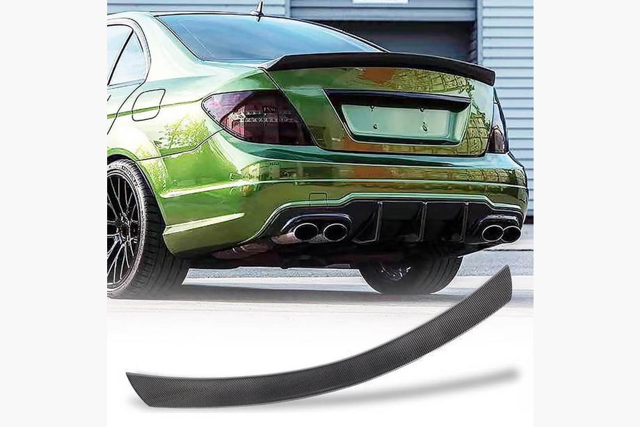 Mercedes C-klass W204 2007–2015 SD V2 spoiler (kolfiber) Image
