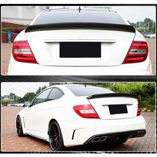 Bakre stötfångarspoiler med diffuser (för C63 AMG 2012-2014, kolfiber) foto 2
