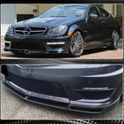 Mercedes C-klass W204 2007–2015 Frontspoilerläpp Lip V1 (för AMG 2012-2014, kolfiber) foto 4