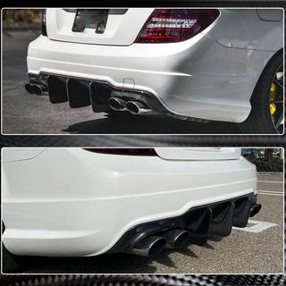 Bakre stötfångardiffusor V2 (för AMG SD/Coupe 2012-2014, kolfiber) foto 3