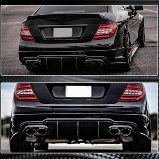 Bakre stötfångardiffusor V2 (för AMG SD/Coupe 2012-2014, kolfiber) foto 4