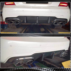 Mercedes C-klass W204 2007–2015 Diffusor till bakre stötfångare V3 (för AMG SD/Coupe 2012-2014, kolfiber) foto 3