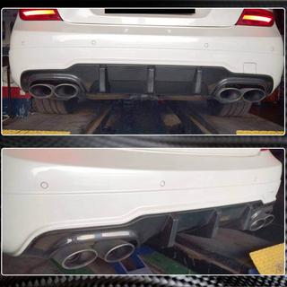 Diffusor till bakre stötfångare V3 (för AMG SD/Coupe 2012-2014, kolfiber) foto 3