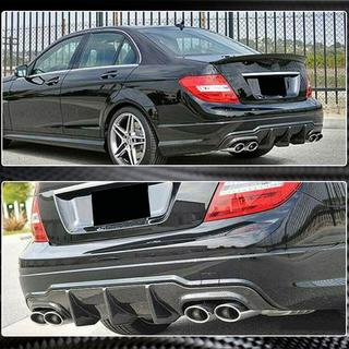 Diffusor till bakre stötfångare V3 (för AMG SD/Coupe 2012-2014, kolfiber) foto 4
