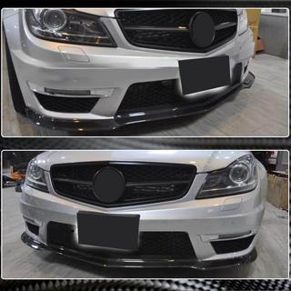 Frontläpp till främre stötfångare Lip V2 (för AMG 2012-2014, dry carbon) foto 3