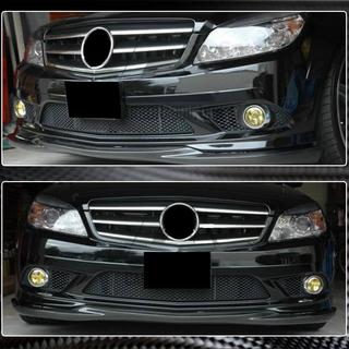 Frontläpp till främre stötfångare (för AMG-Line 2008-2011, kolfiber) foto 4