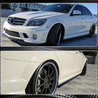 Mercedes C-klass W204 2007–2015 Sidokjolar (för AMG SD, kolfiber) foto 4