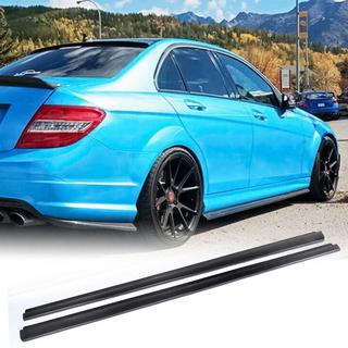 Sidokjolar (för AMG SD, kolfiber) Mercedes C-klass W204 2007–2015 foto 1