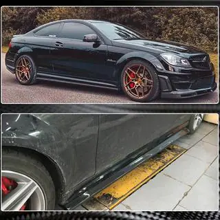 Sidokjolar (för AMG SD, kolfiber) foto 3