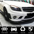 Mercedes C-klass W204 2007–2015 Kolfiberinsatser till främre stötfångaren (för C63 AMG Sedan 2008-2011) foto 2