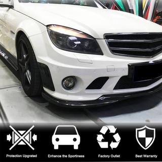 Kolfiberinsatser till främre stötfångaren (för C63 AMG Sedan 2008-2011) foto 2