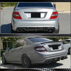 Mercedes C-klass W204 2007–2015 Bakre stötfångardiffusor V2 (för AMG SD 2008-2011, kolfiber) foto 5
