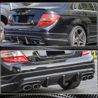 Bakre stötfångardiffusor V2 (för AMG SD 2008-2011, kolfiber) foto 4